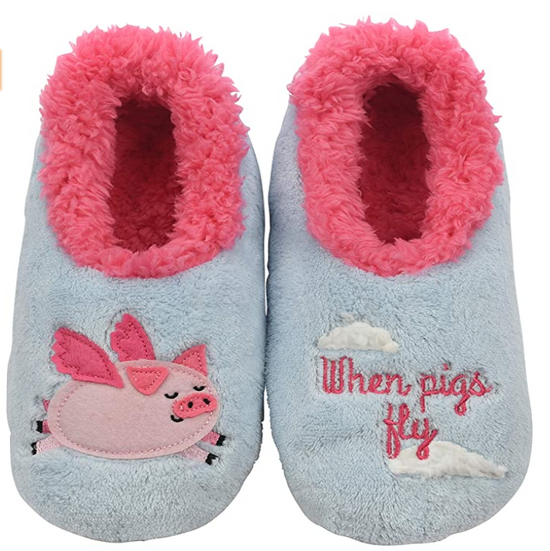* When Pigs Fly - Snoozies! Slippers