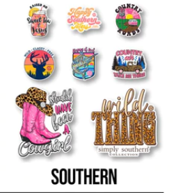 * Simply Southern  Decals and Mini Stickers