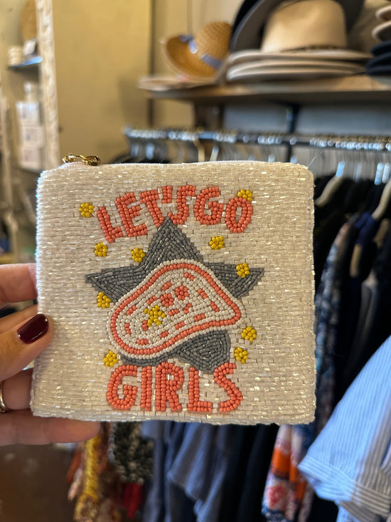 Let's Go Girls Coin Pouch