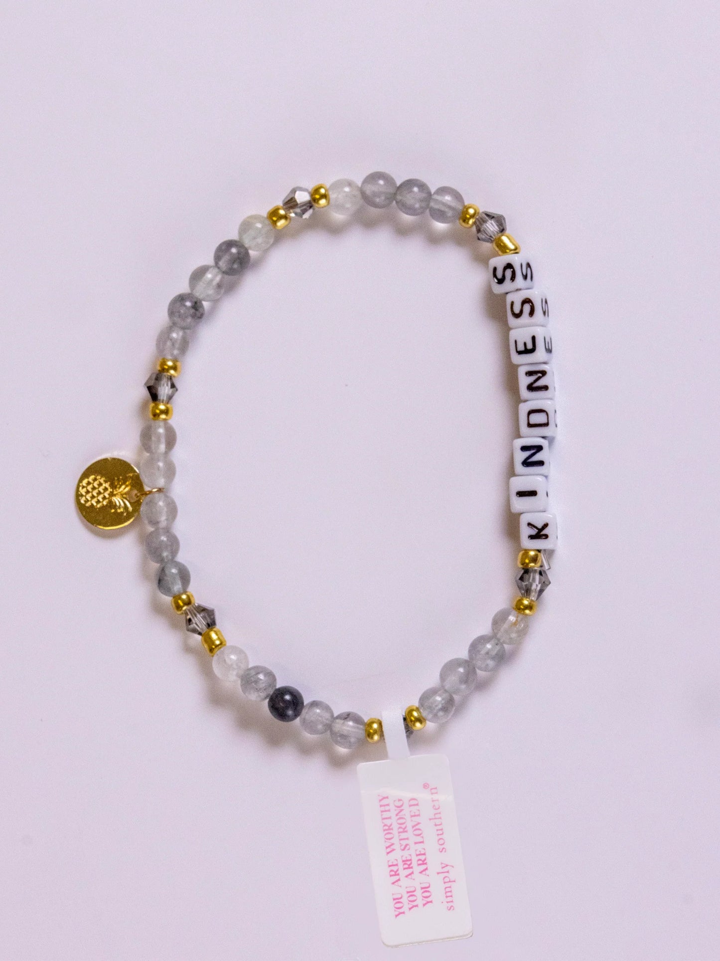 SIMPLY SOUTHERN BEADED STACKABLE POSITIVITY BRACELETS