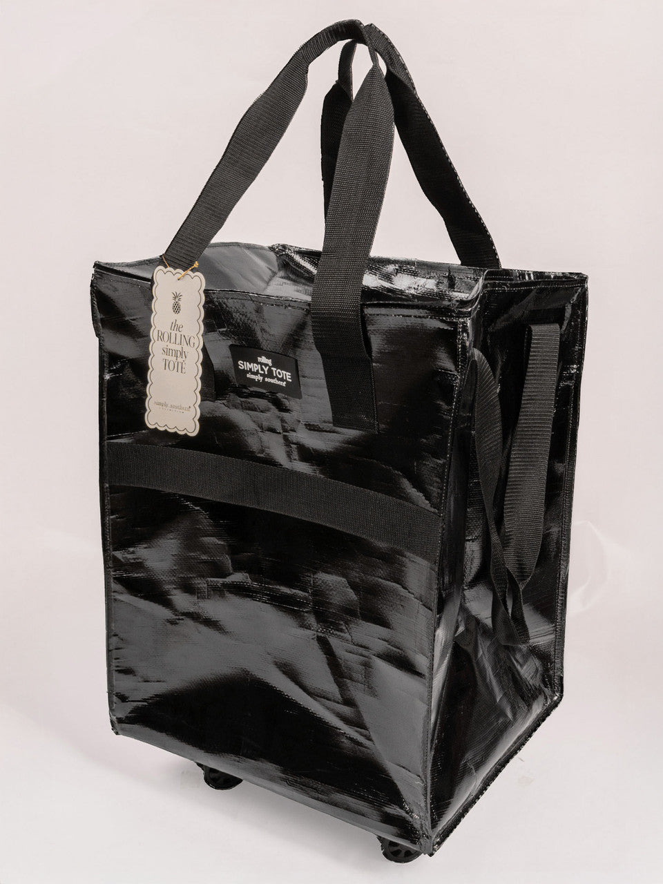 . Simply Southern Roll Tote - Black