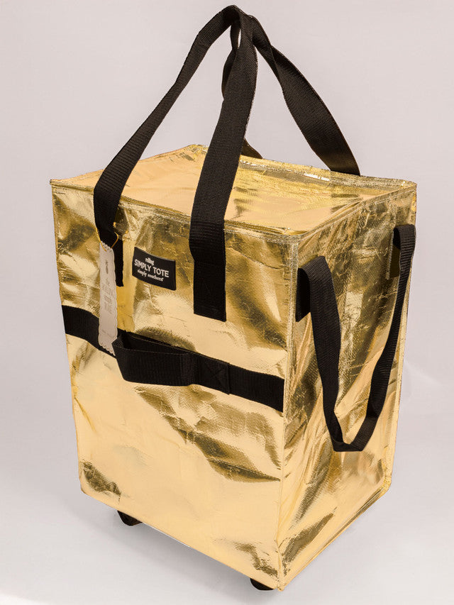 . Simply Southern Roll Tote - Gold