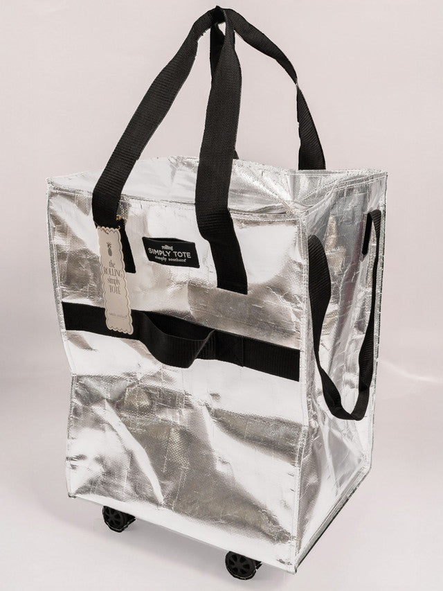 . Simply Southern Roll Tote - Silver