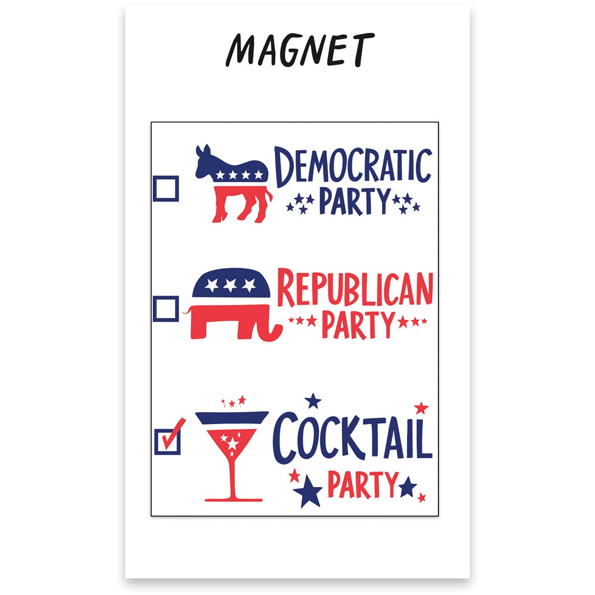 Cocktail Party Magnet