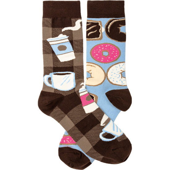 Coffee and Donut Socks