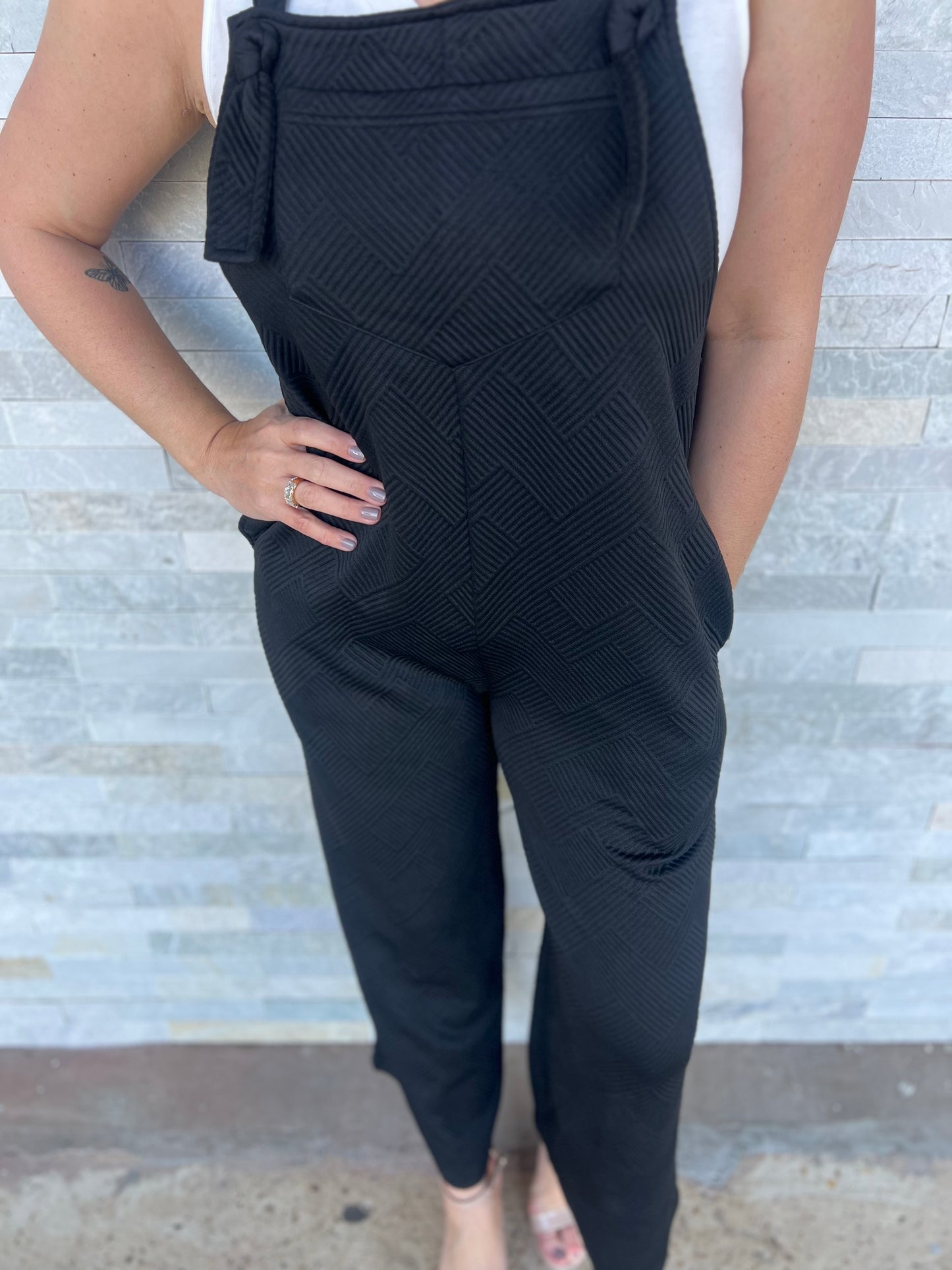 Solstice Black Wide Leg Dress Pant