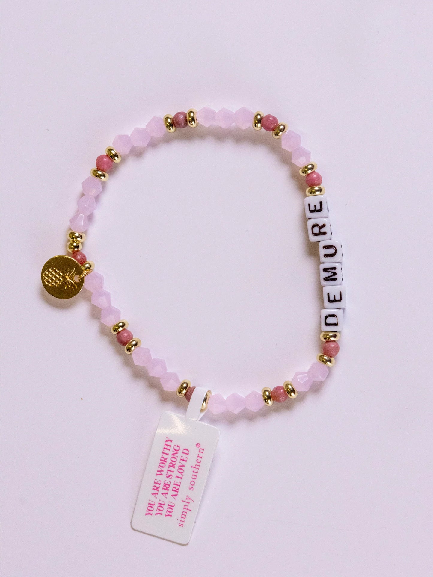 SIMPLY SOUTHERN BEADED STACKABLE POSITIVITY BRACELETS