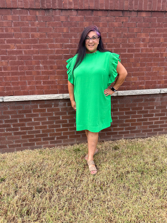 Lady Luck Kelly Green Dress