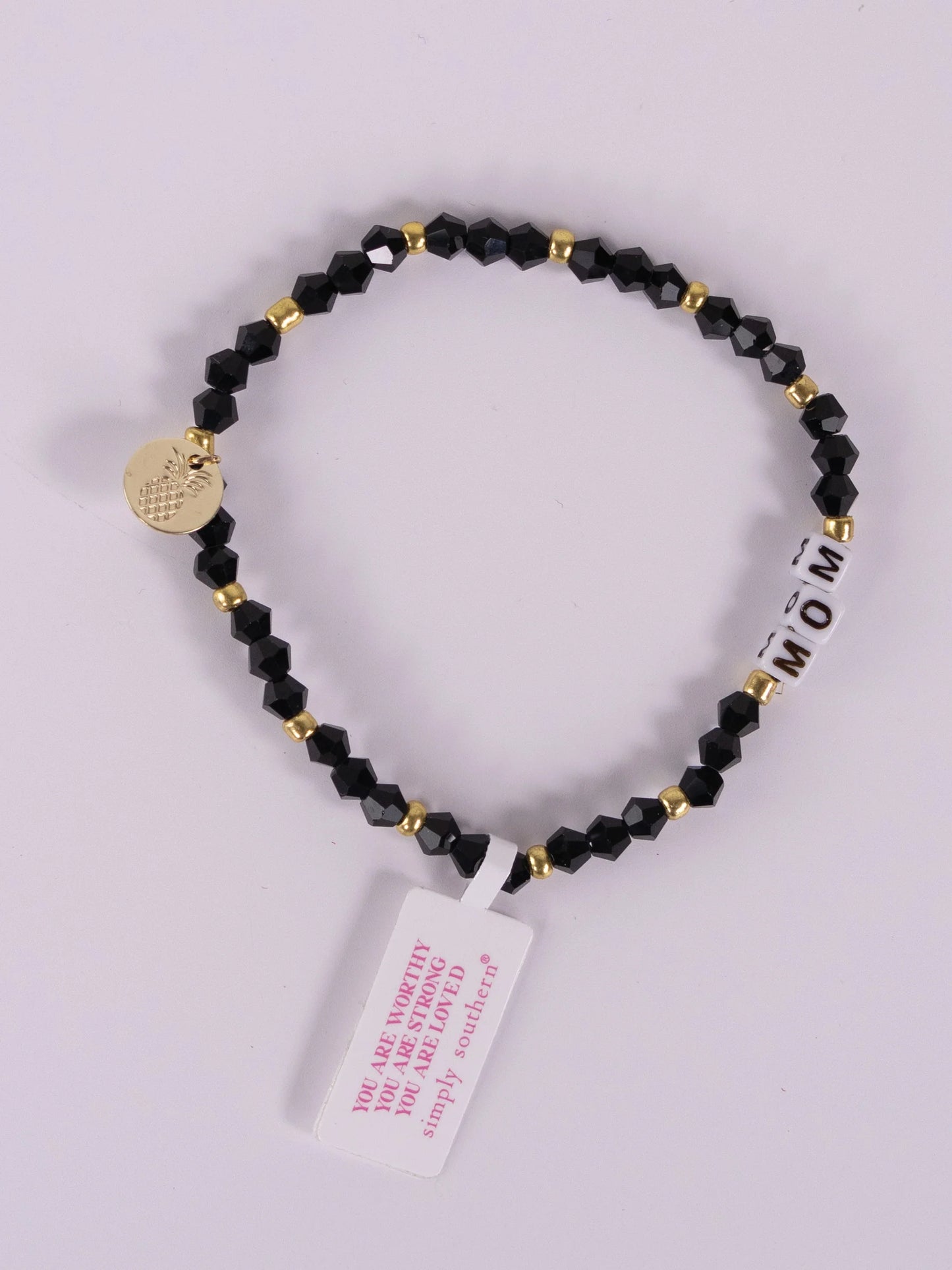 SIMPLY SOUTHERN BEADED STACKABLE POSITIVITY BRACELETS