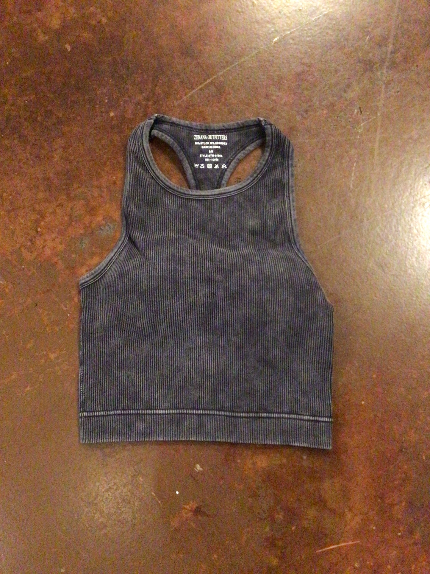 . Ribbed Racerback Bralette