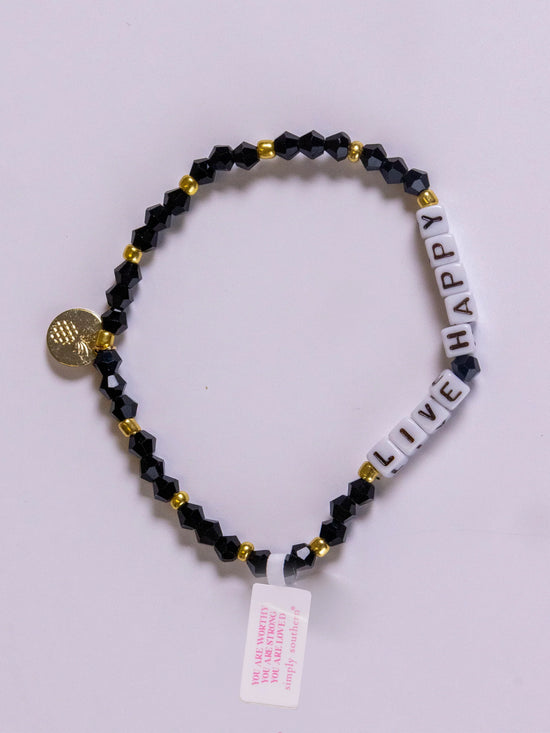 SIMPLY SOUTHERN BEADED STACKABLE POSITIVITY BRACELETS