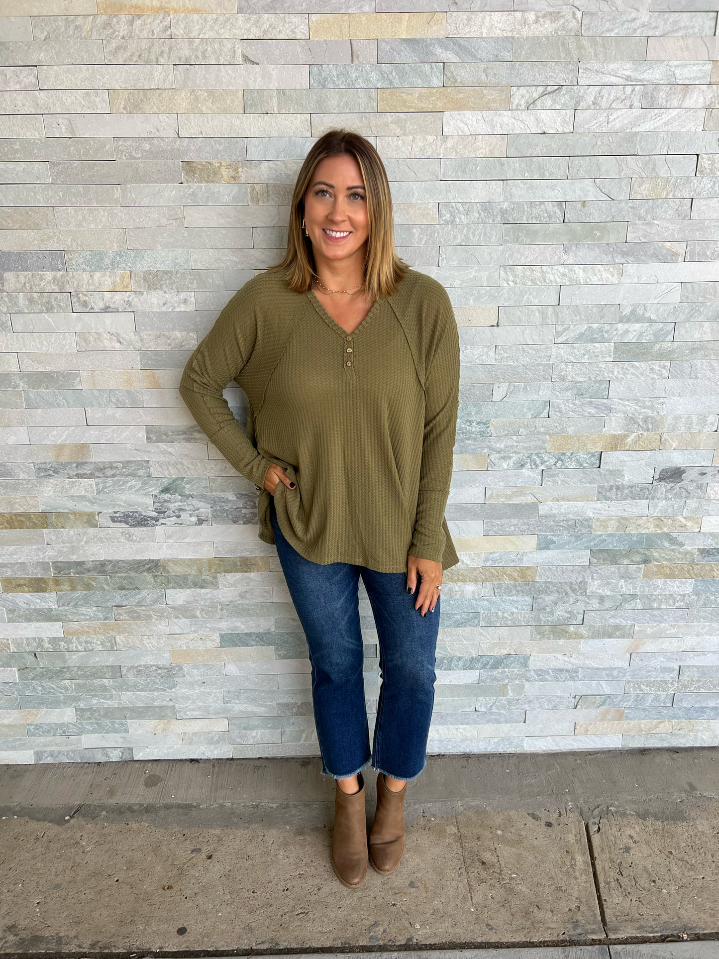 . Olive Beauty Tunic