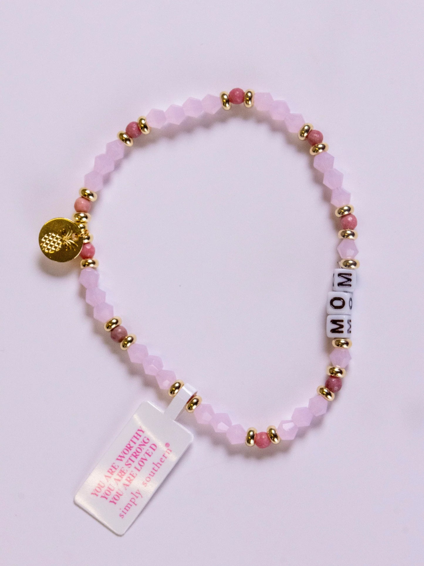 SIMPLY SOUTHERN BEADED STACKABLE POSITIVITY BRACELETS