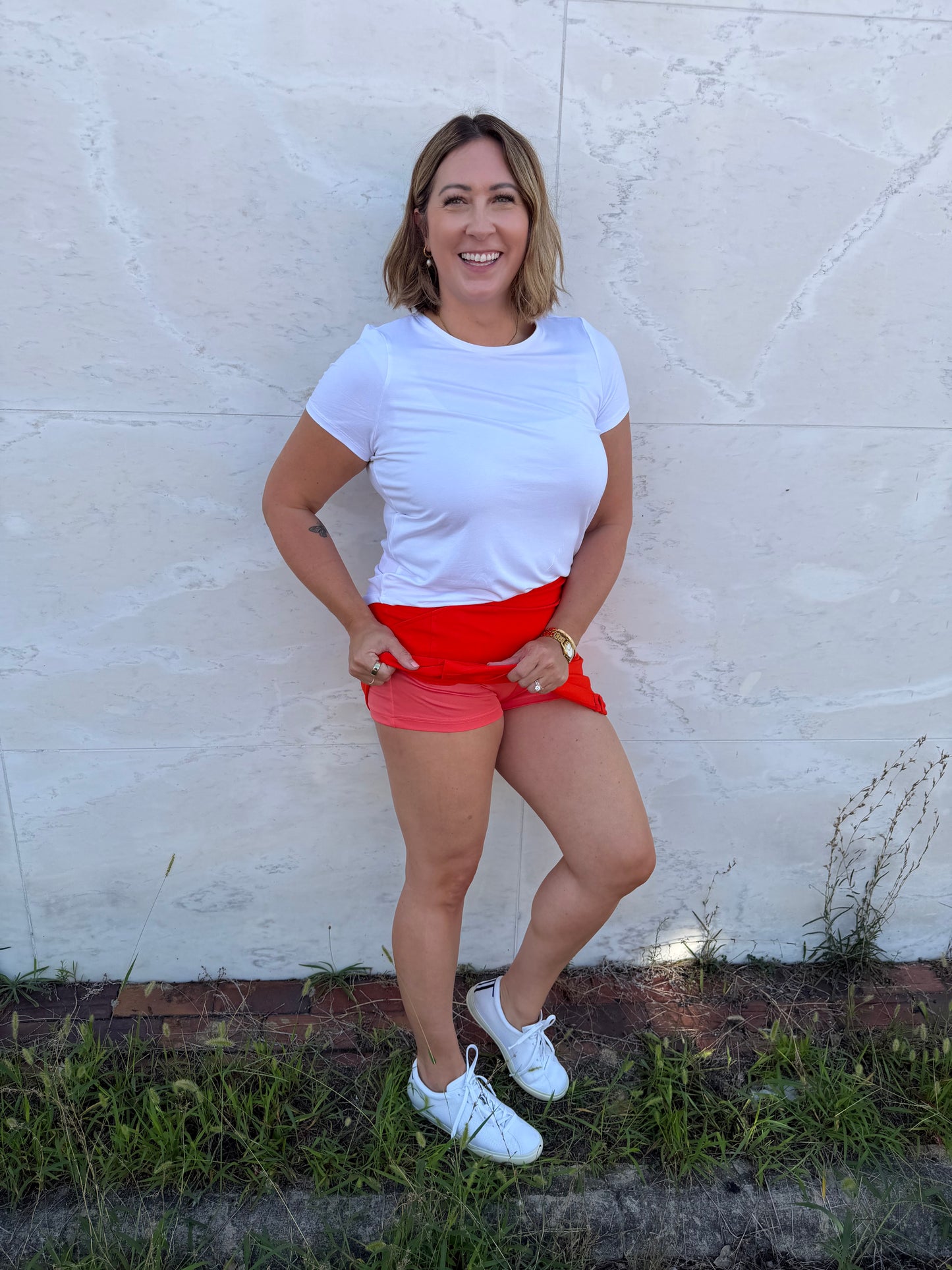 Millenium orange Skort with Pockets