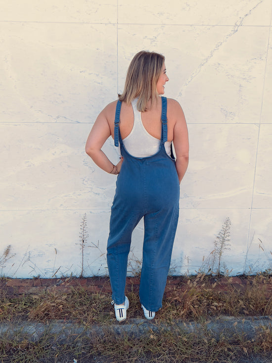 Cool Vibes Denim Overalls
