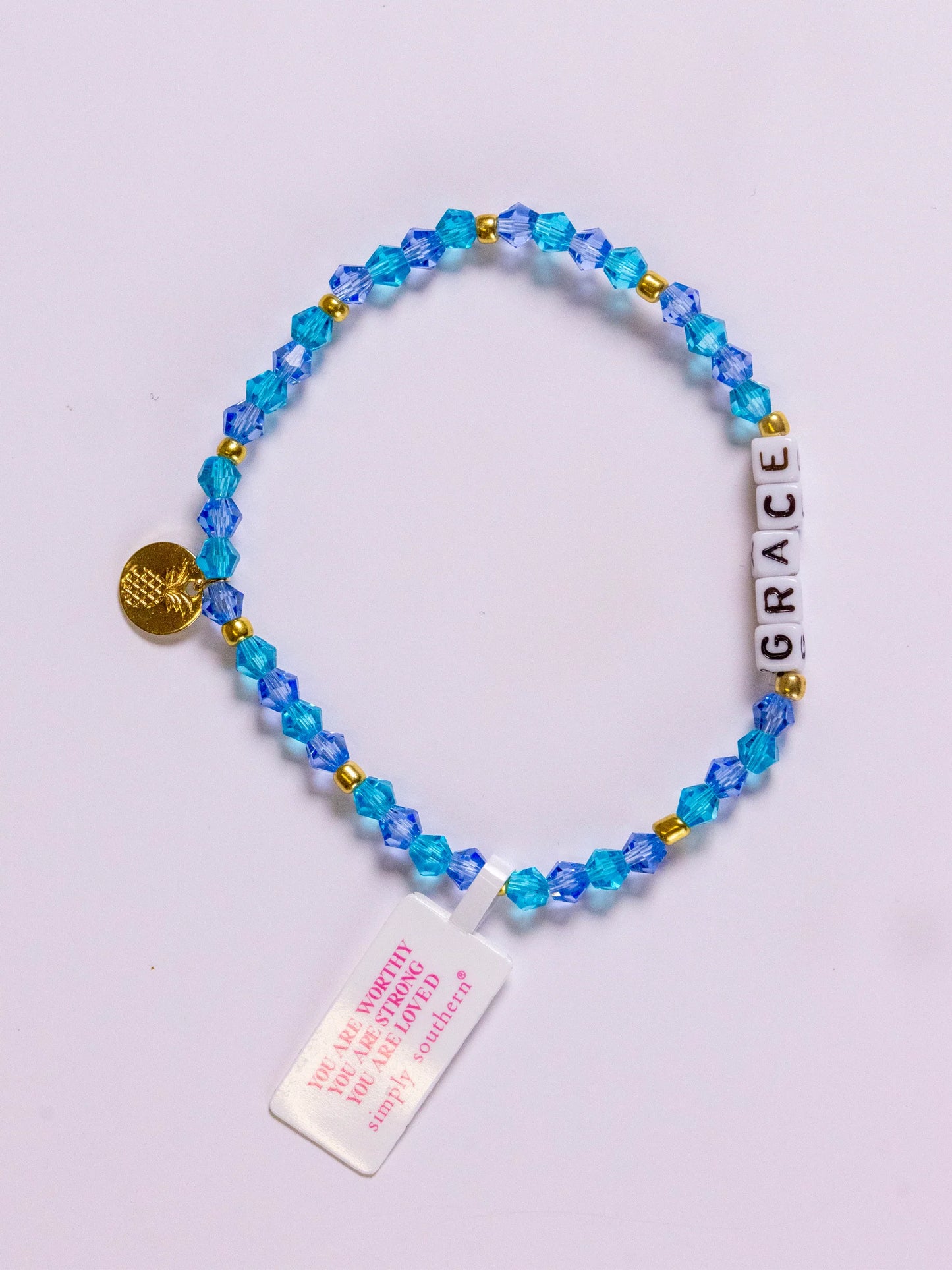 SIMPLY SOUTHERN BEADED STACKABLE POSITIVITY BRACELETS