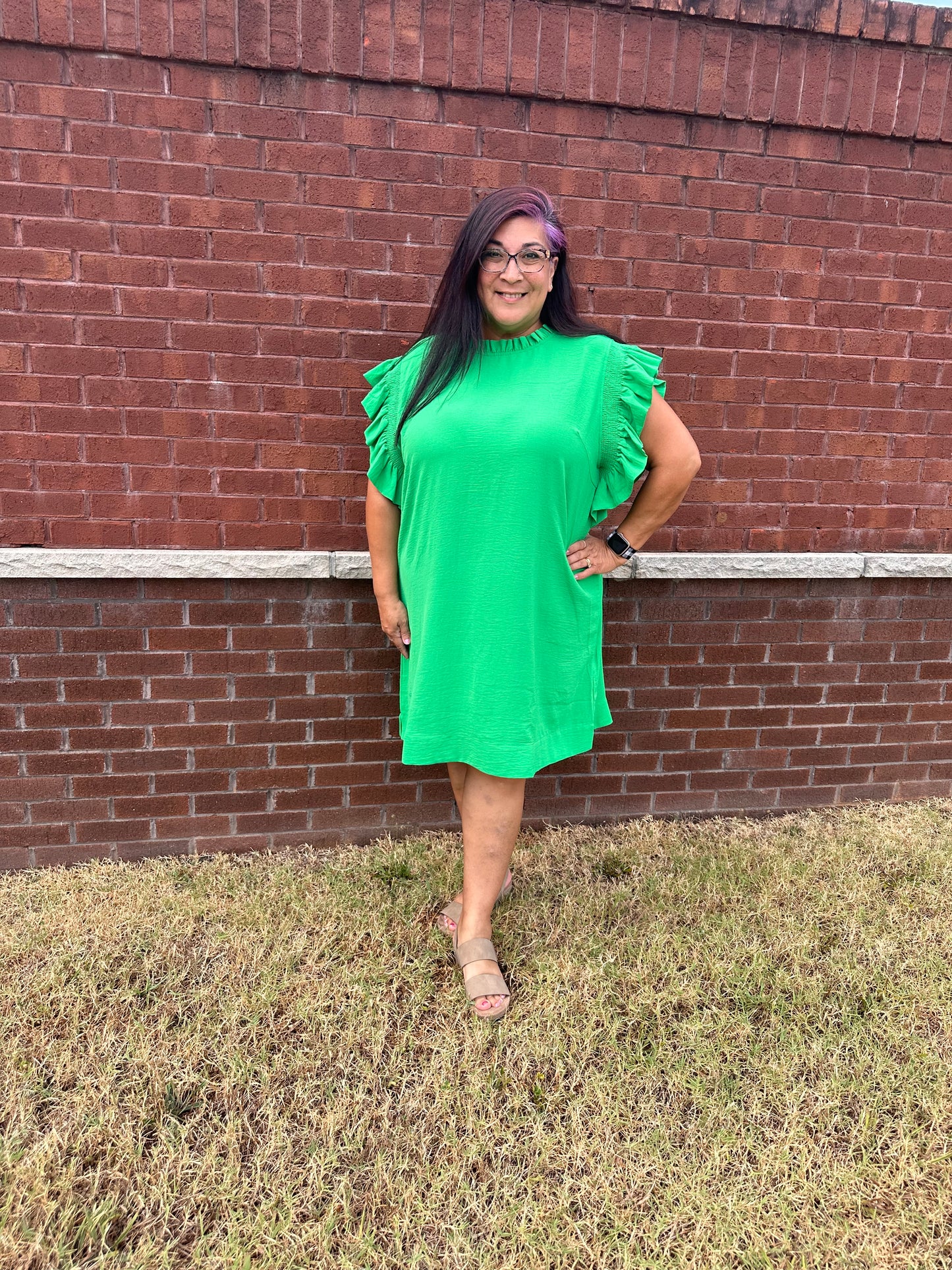 Lady Luck Kelly Green Dress