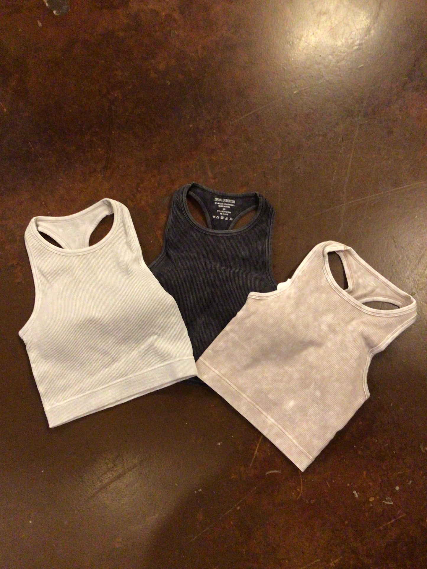 . Ribbed Racerback Bralette