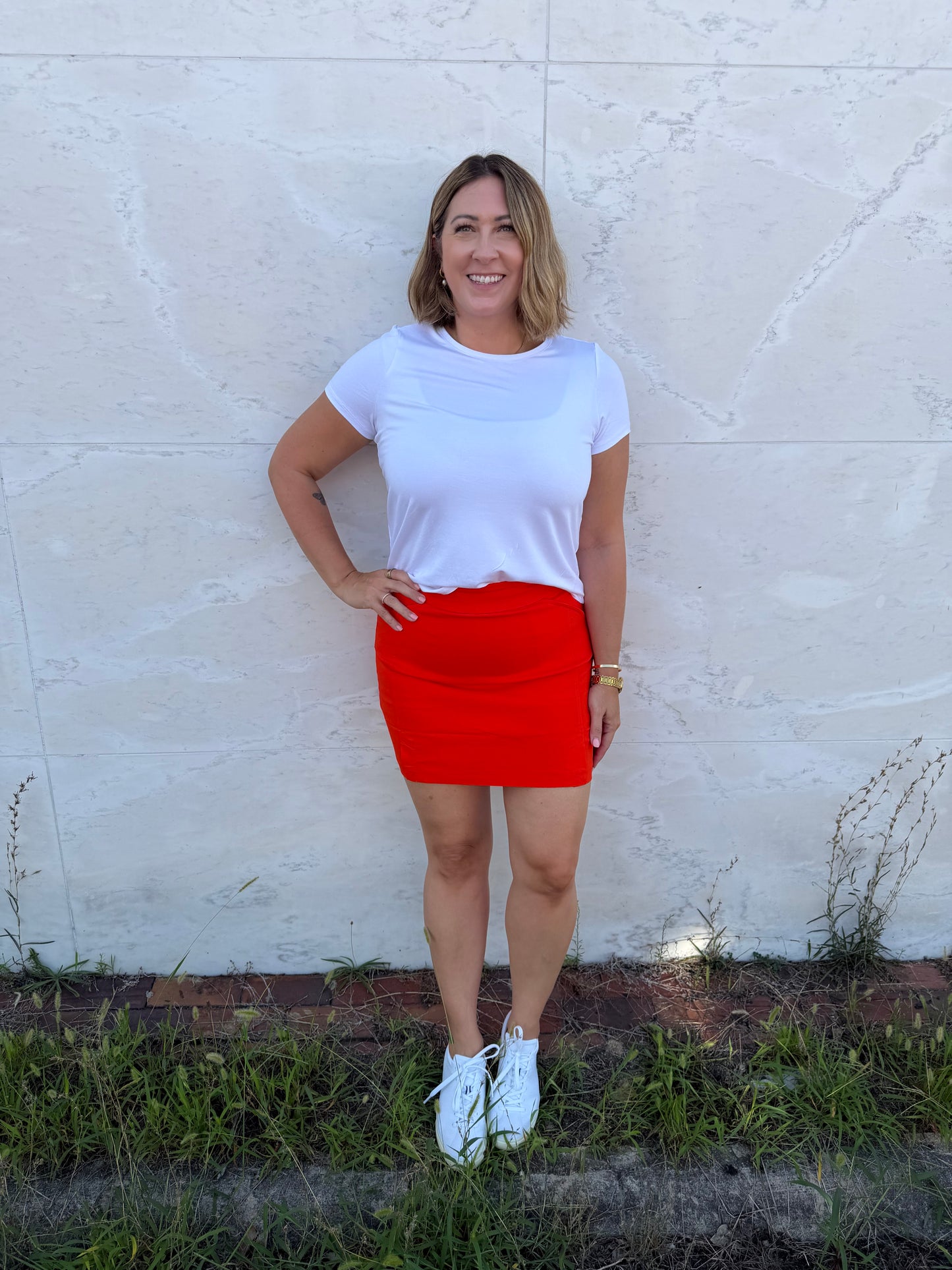 Millenium orange Skort with Pockets