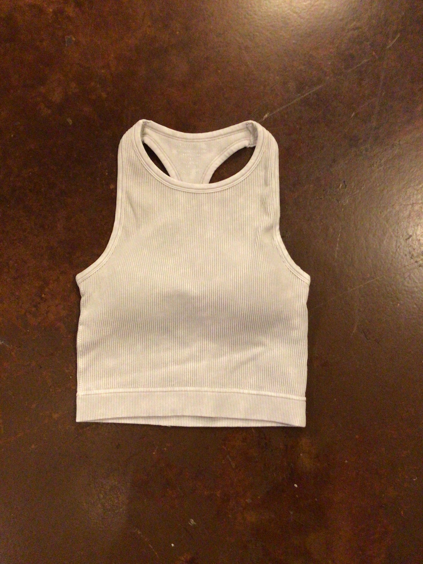 . Ribbed Racerback Bralette