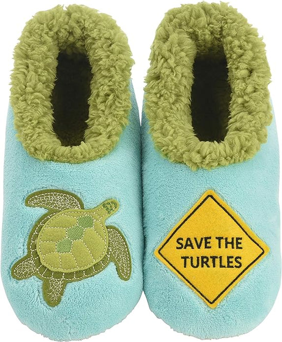 Save The Turtles - Snoozies! Slippers