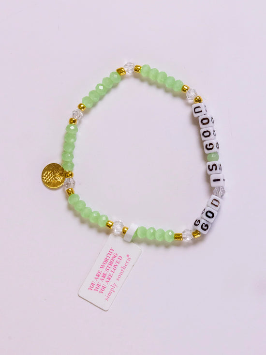 SIMPLY SOUTHERN BEADED STACKABLE POSITIVITY BRACELETS
