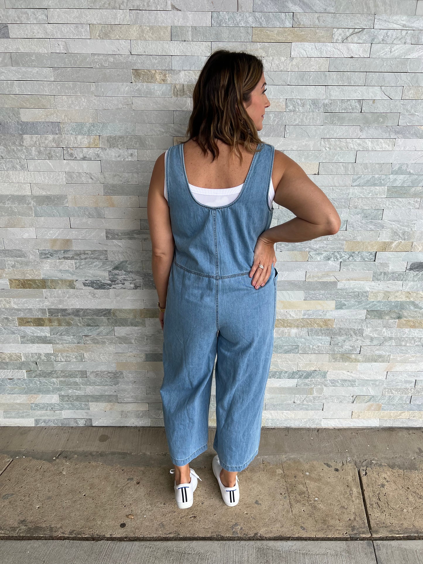 Dusk to Denim Jumpsuit