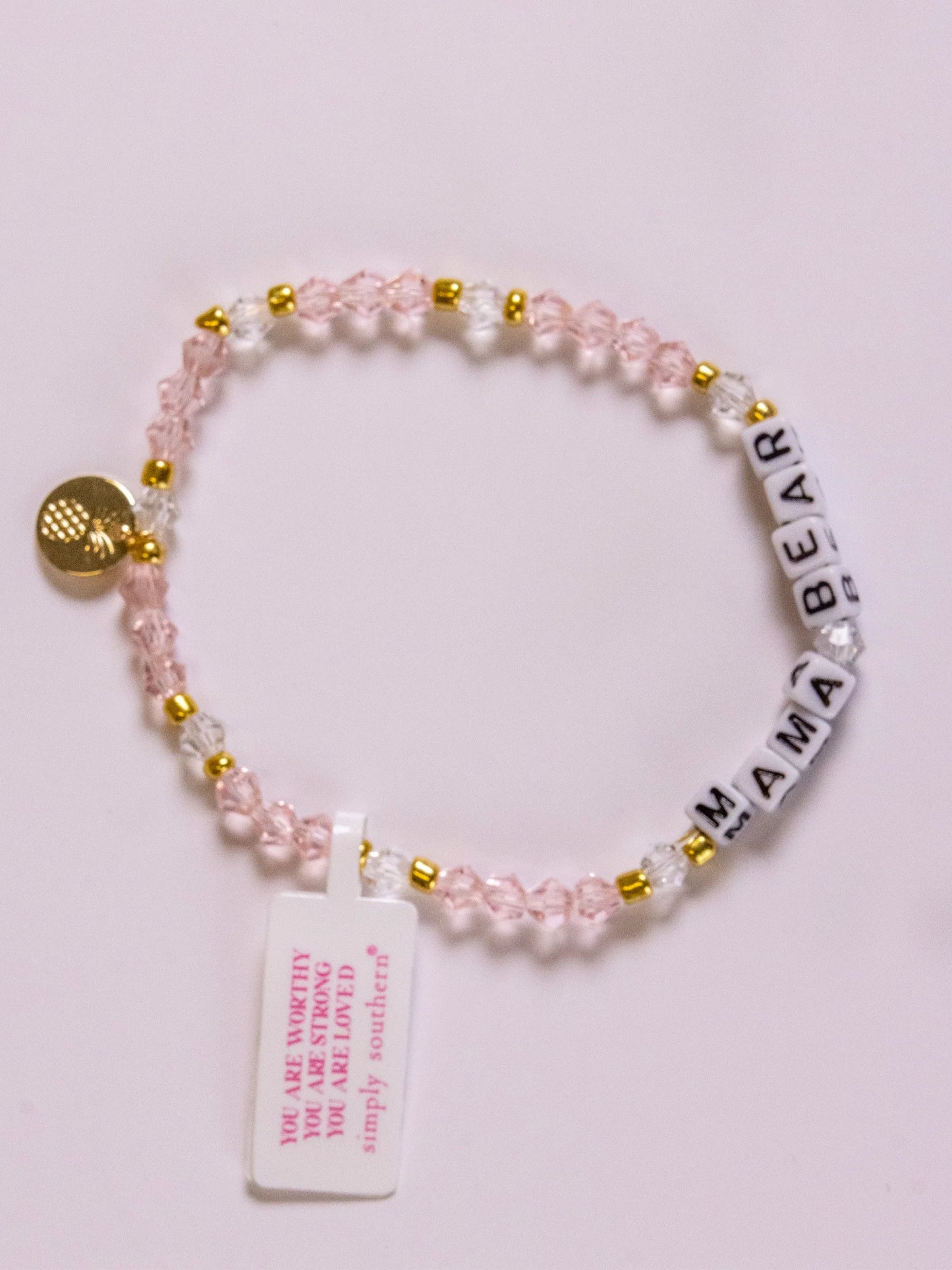 SIMPLY SOUTHERN BEADED STACKABLE POSITIVITY BRACELETS