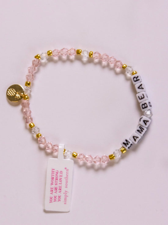 SIMPLY SOUTHERN BEADED STACKABLE POSITIVITY BRACELETS