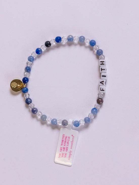 SIMPLY SOUTHERN BEADED STACKABLE POSITIVITY BRACELETS