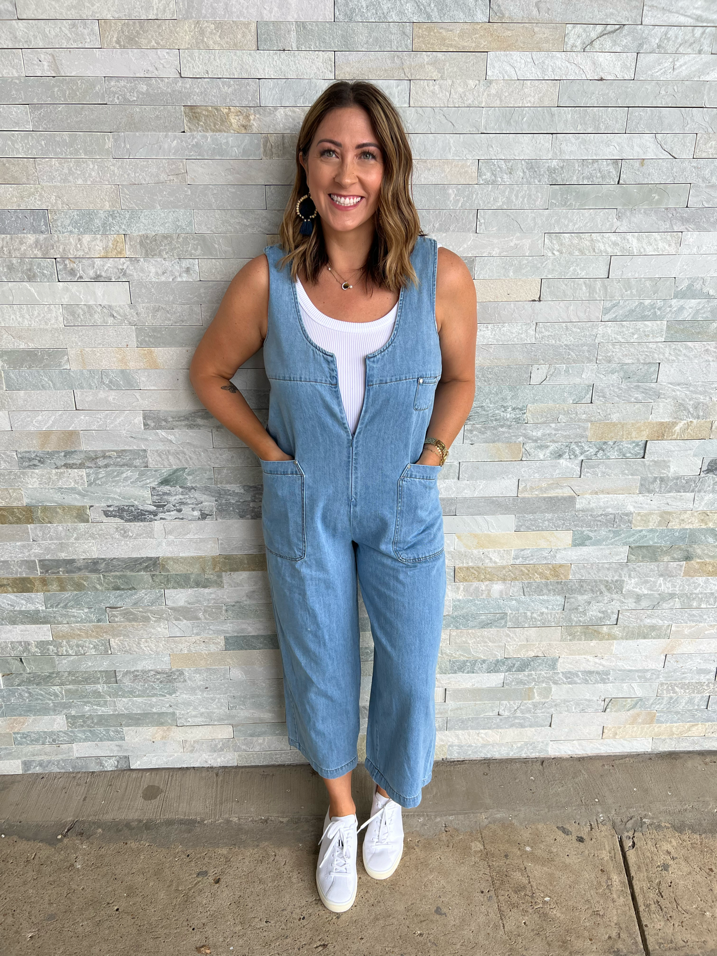 Dusk to Denim Jumpsuit