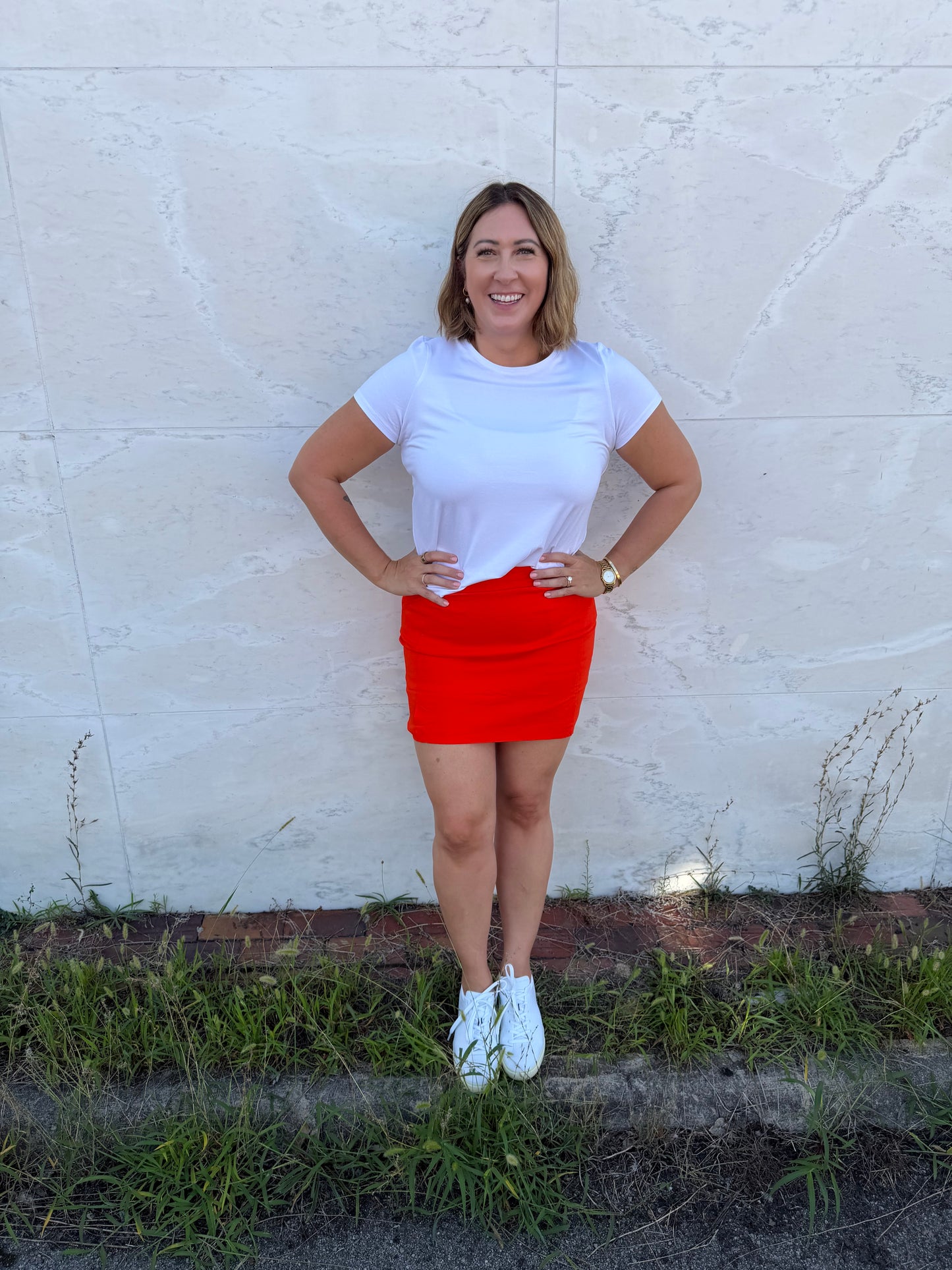 Millenium orange Skort with Pockets