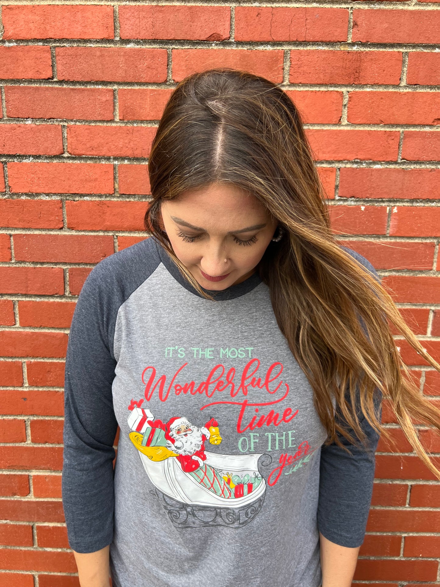 MOST WONDERFUL TIME OF THE YEAR 3/4 SLEEVE T-SHIRT
