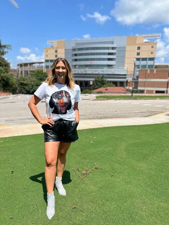 Sequin Smokey Head Tee