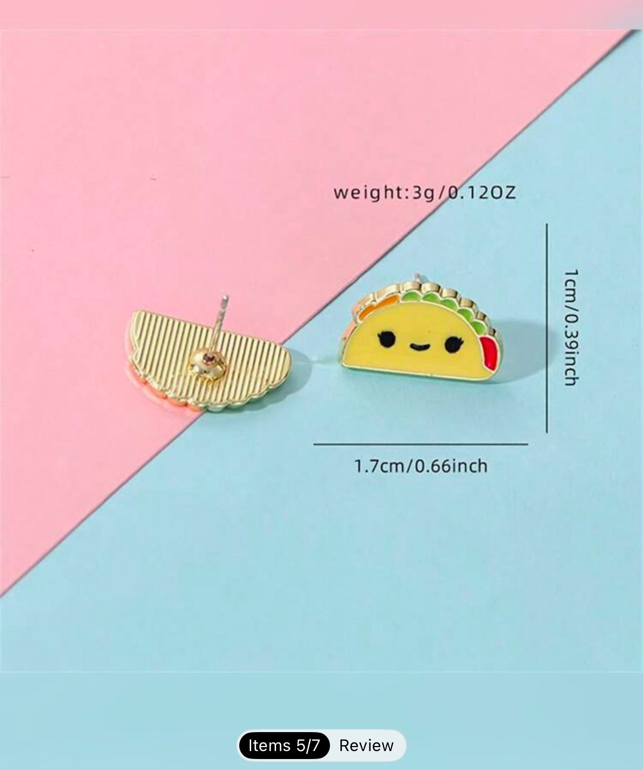 - Taco Earrings