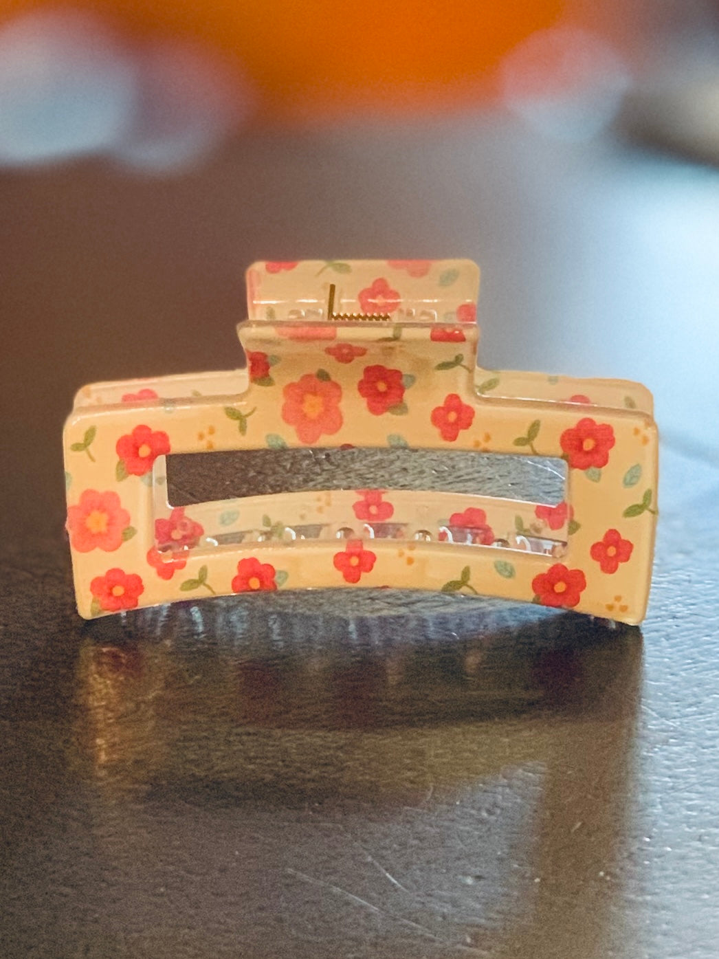 . Groovy Flowers Hair Clip
