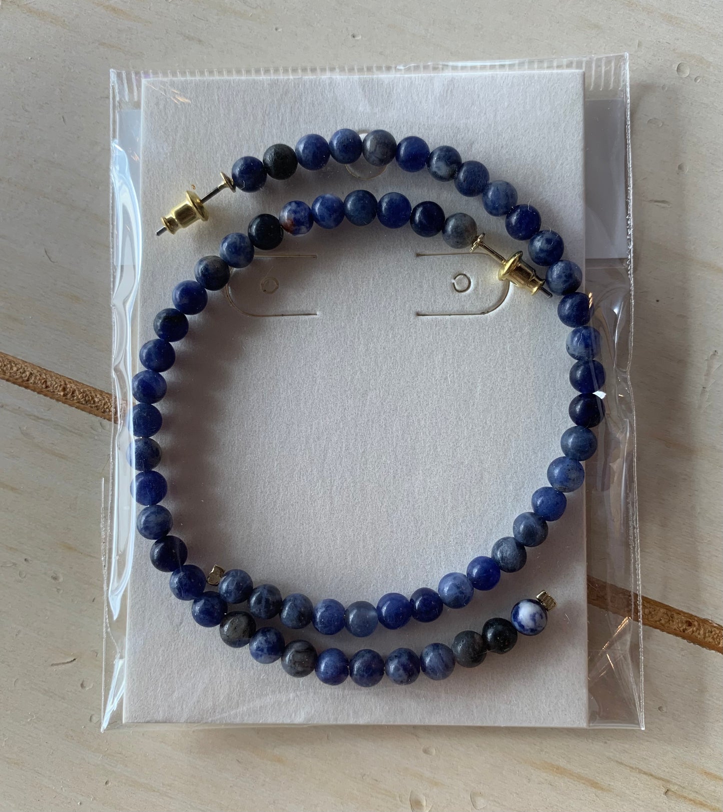 Beaded Hoop Earrings