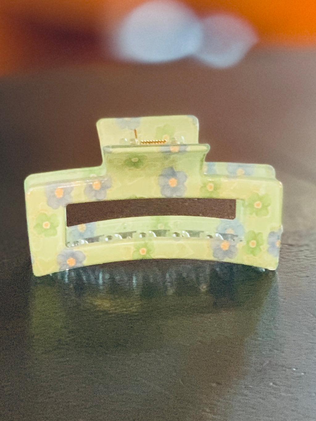 . Groovy Flowers Hair Clip