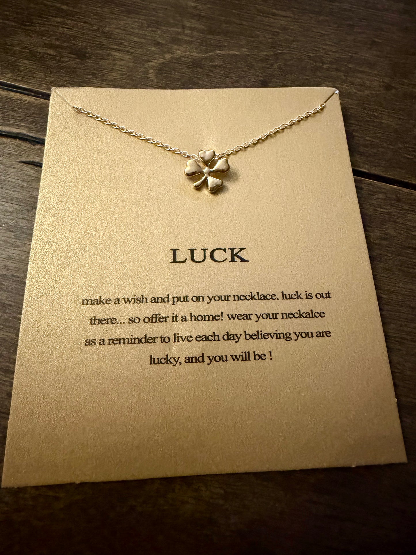 Luck Clover Necklace