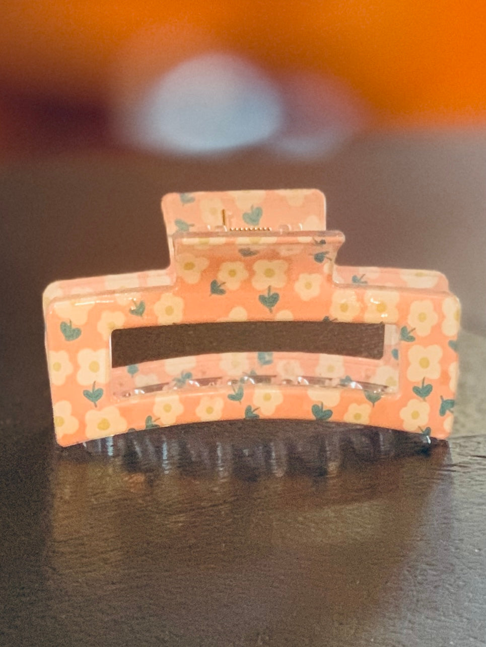 . Groovy Flowers Hair Clip