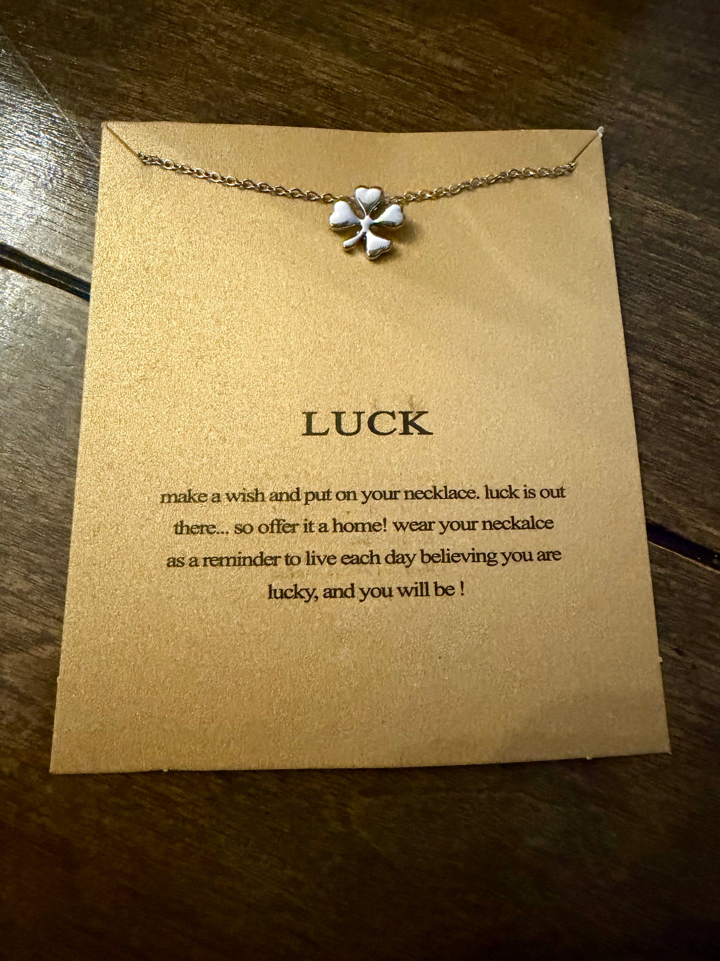 Luck Clover Necklace
