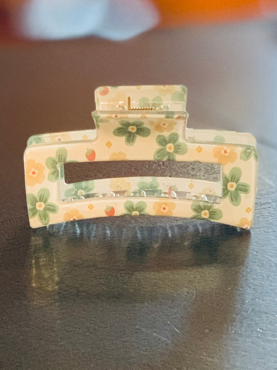 . Groovy Flowers Hair Clip