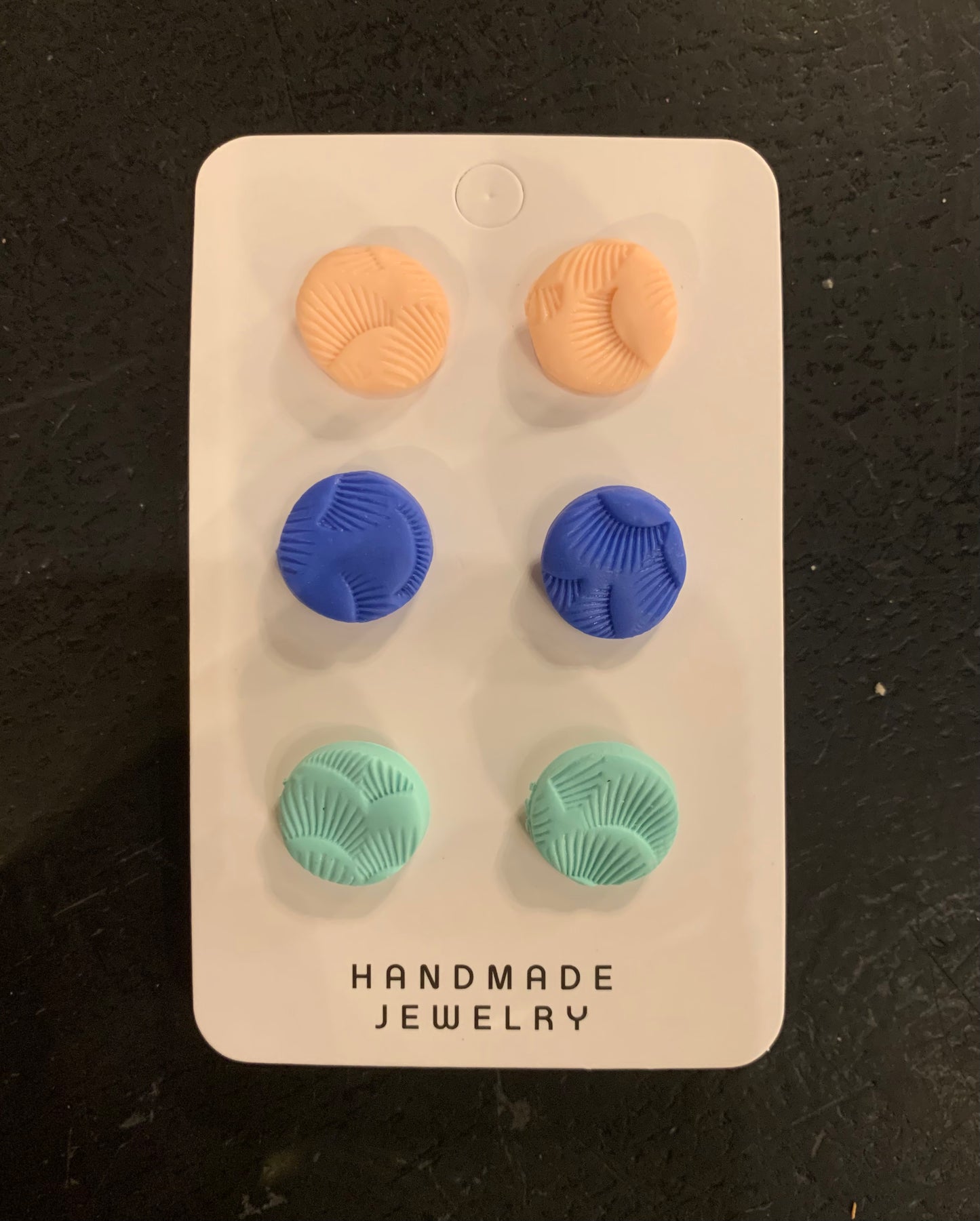 3 Pack Dot Stud Earrings