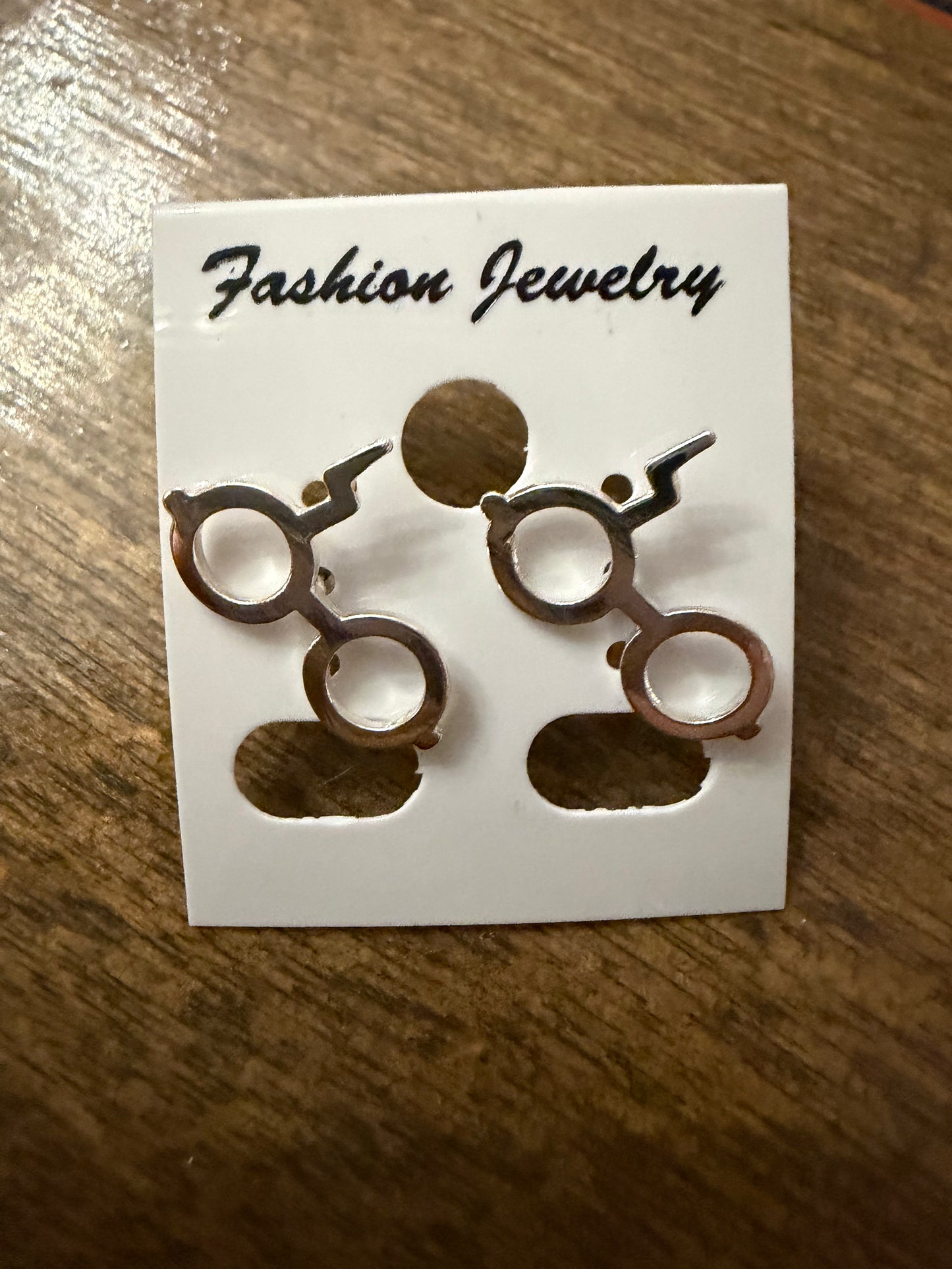 . Silver Stud Earrings