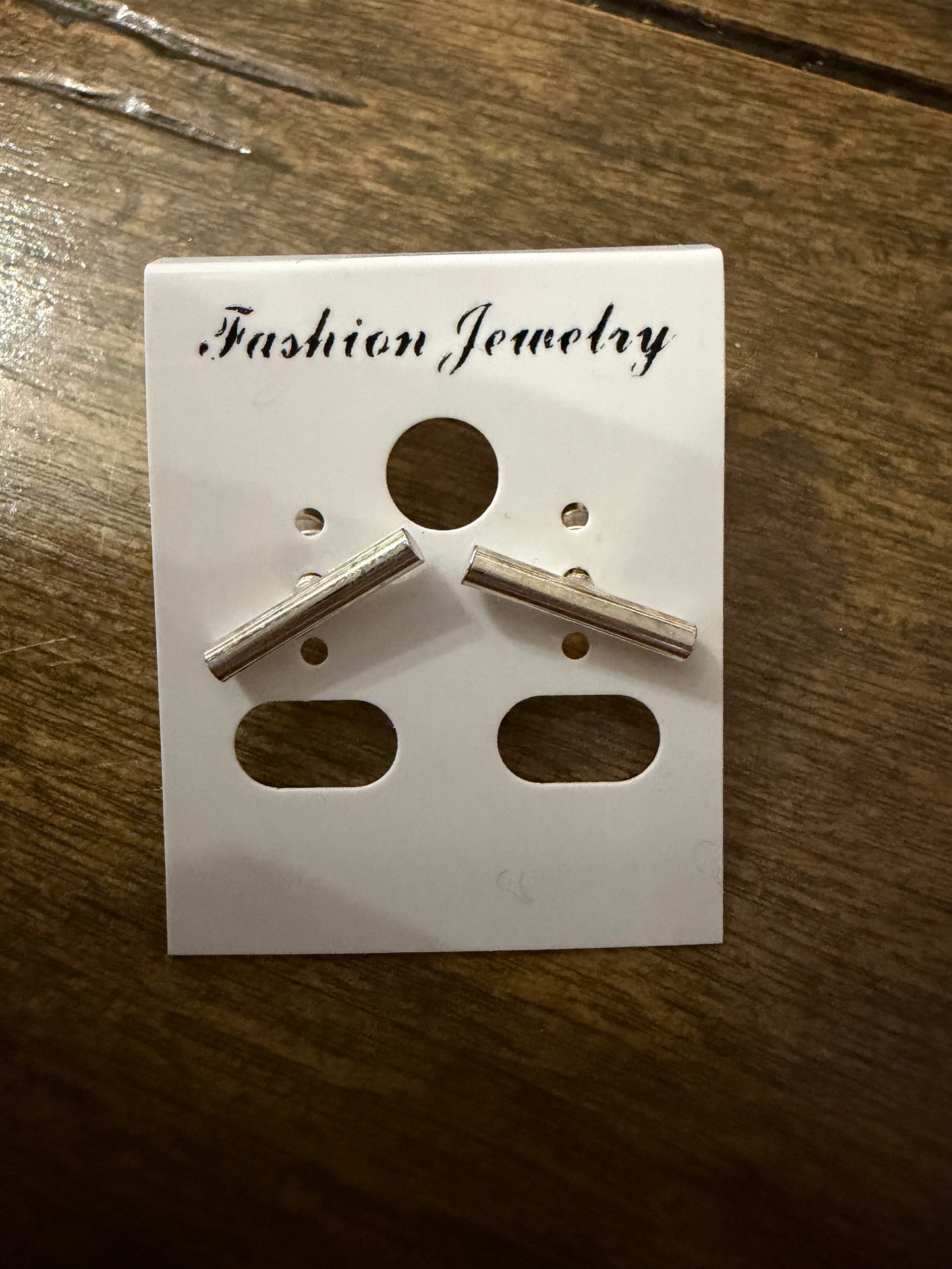 . Silver Stud Earrings