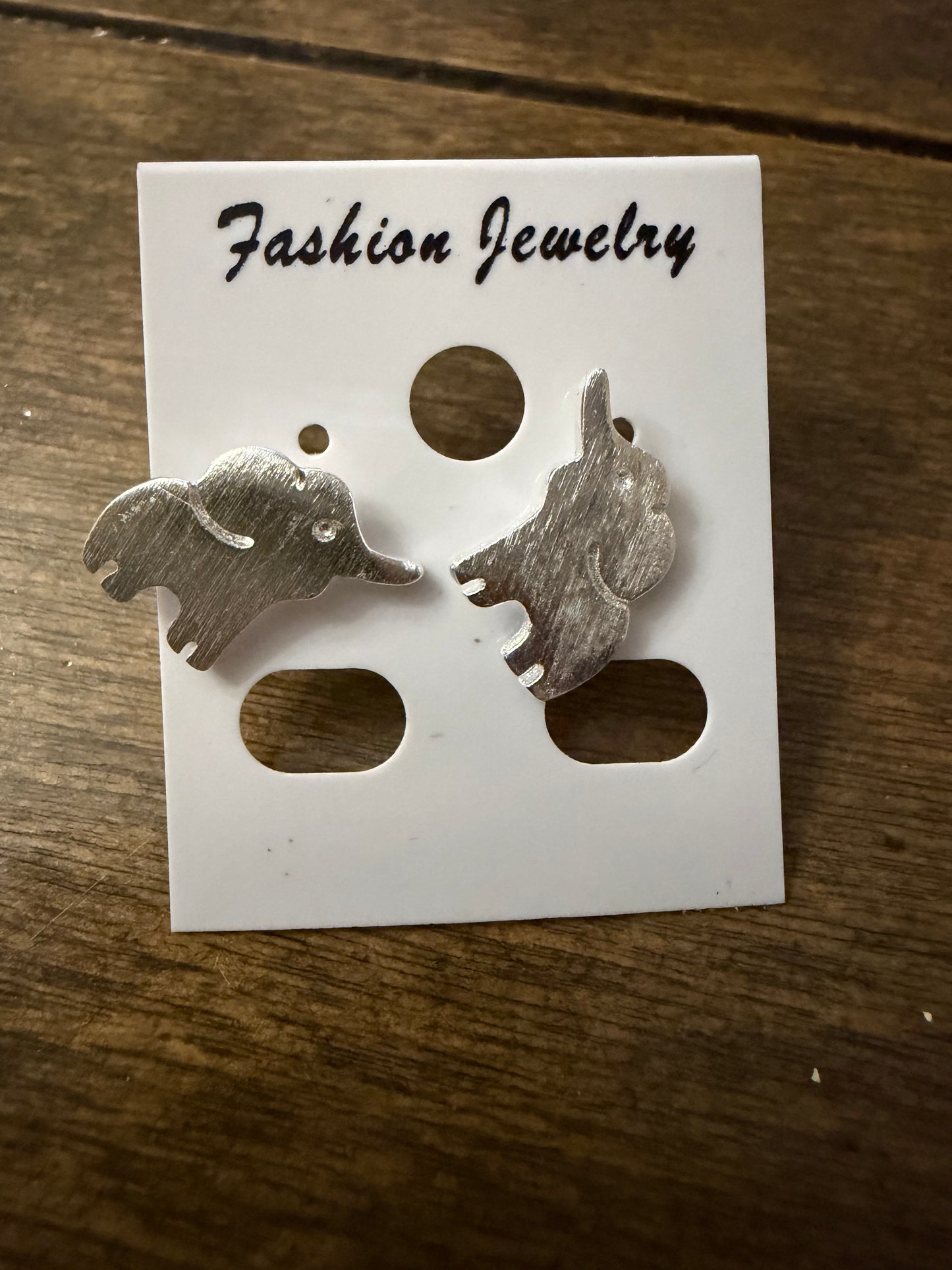 . Silver Stud Earrings