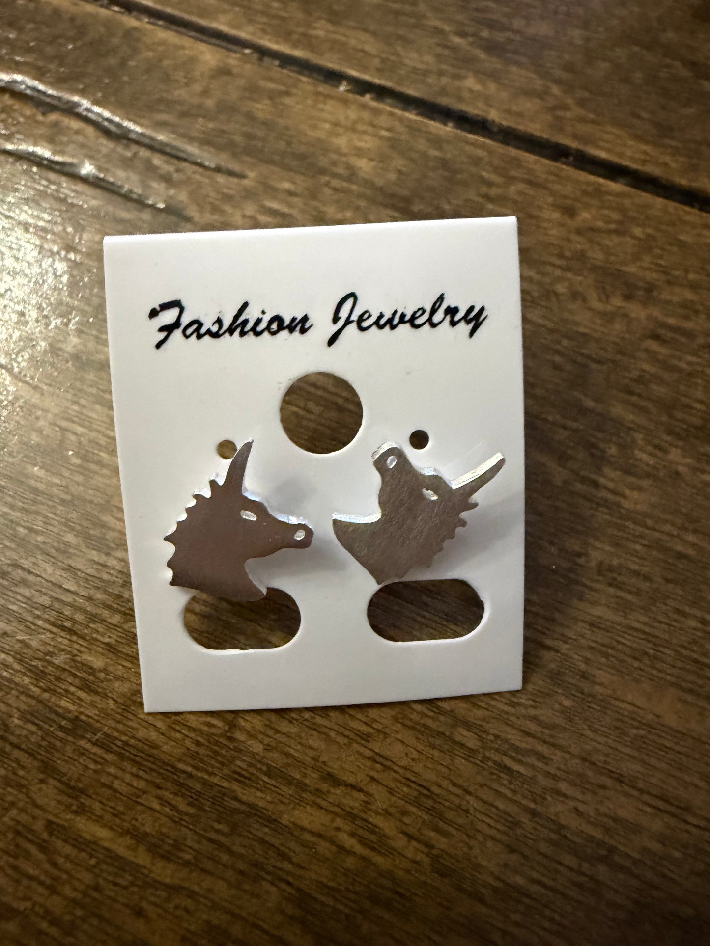 . Silver Stud Earrings