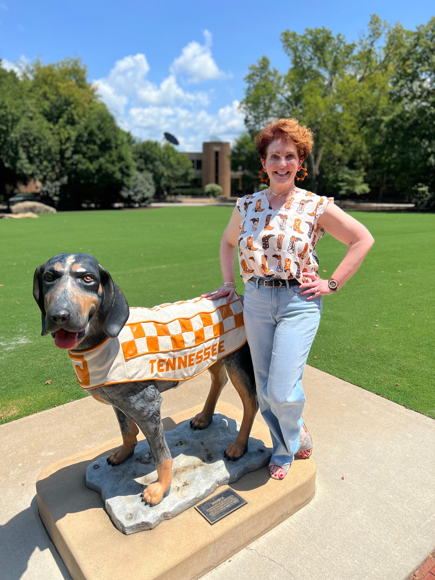 The Tennessee Boots Ruffle Tank