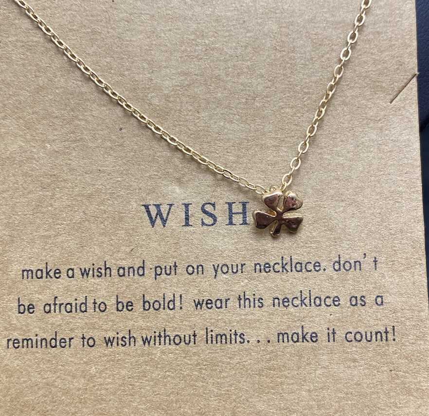 Wish Clover Necklace