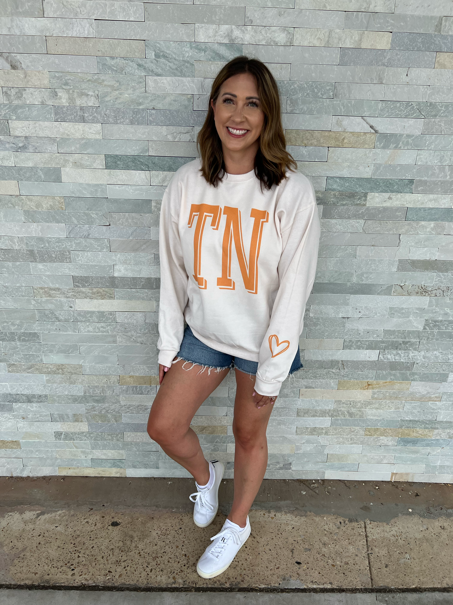 . TN Heart Sleeve Crewneck Sweatshirt